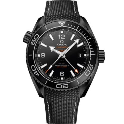 Omega Deep Black Seamaster Planet Ocean 600M 45,5 mm, ceramica nera su cinturino in caucciù 215.92.46.22.01.001