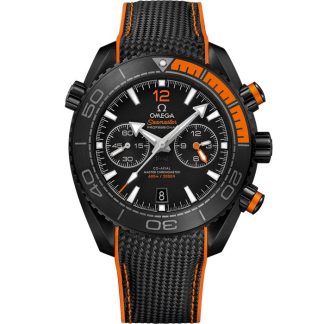 Omega Deep Black Seamaster Planet Ocean 600M 45,5 mm, ceramica nera su cinturino in caucciù 215.92.46.51.01.001