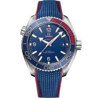 Omega Edizione Limitata "Pyeongchang 2018" Seamaster Planet Ocean 600M 43,5 mm, acciaio su cinturino in caucciù 522.32.44.21.03.001