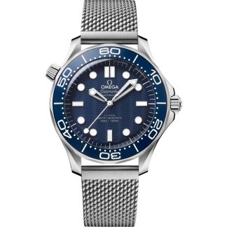 Omega James Bond 60th anniversary Seamaster Diver 300M 42 mm, acciaio su acciaio 210.30.42.20.03.002