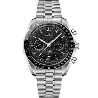Omega Meteorite Speedmaster Fasi lunari 43 mm, acciaio su acciaio 304.30.43.52.01.001