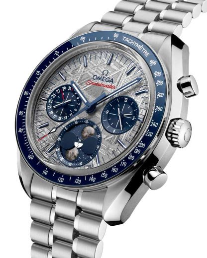 Omega Meteorite Speedmaster Fasi lunari 43 mm, acciaio su acciaio 304.30.43.52.06.001 - immagine 3