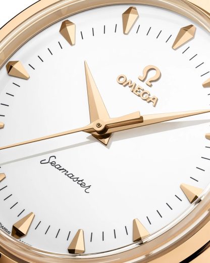 Omega Milano Cortina 2026 Novità Seamaster 37mm 37 mm, oro Moonshine™ su alligatore 522.53.37.20.04.001 - immagine 4