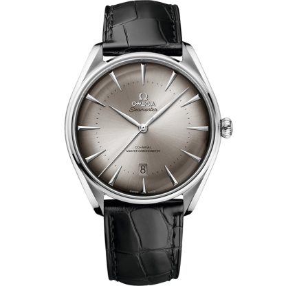 Omega New York Seamaster Boutique Editions 39,5 mm, acciaio su cinturino di pelle 511.13.40.20.02.002
