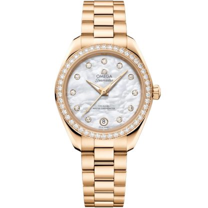 Omega Novità Seamaster Aqua Terra 150M 30 mm, oro Moonshine™ su oro Moonshine™ 220.55.30.20.55.001