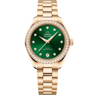 Omega Novità Seamaster Aqua Terra 150M 30 mm, oro Moonshine™ su oro Moonshine™ 220.55.30.20.60.001