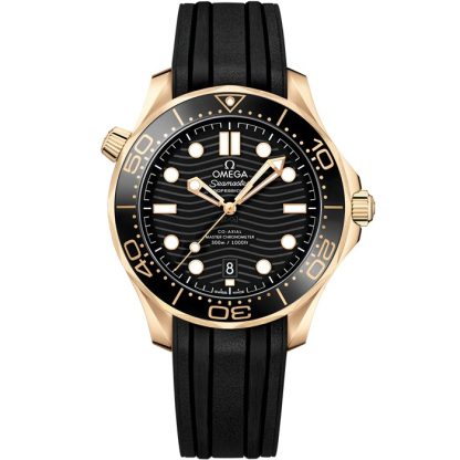 Omega Novità Seamaster Diver 300M 42 mm, oro Moonshine™ su cinturino in caucciù 210.62.42.20.01.003