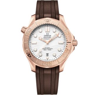 Omega Novità Seamaster Diver 300M 42 mm, oro Sedna™ su cinturino in caucciù 210.52.42.20.04.001