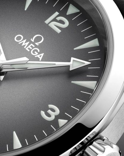 Omega Novità Seamaster Railmaster 38 mm, acciaio su cinturino di pelle 235.12.38.20.06.001 - immagine 3