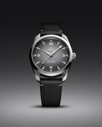 Omega Novità Seamaster Railmaster 38 mm, acciaio su cinturino di pelle 235.12.38.20.06.001 - immagine 4