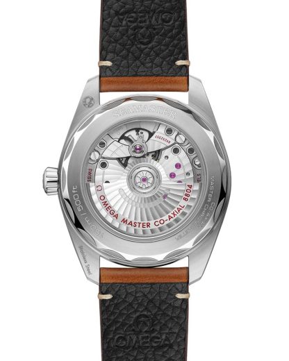 Omega Novità Seamaster Railmaster 38 mm, acciaio su cinturino di pelle 235.12.38.20.13.001 - immagine 2