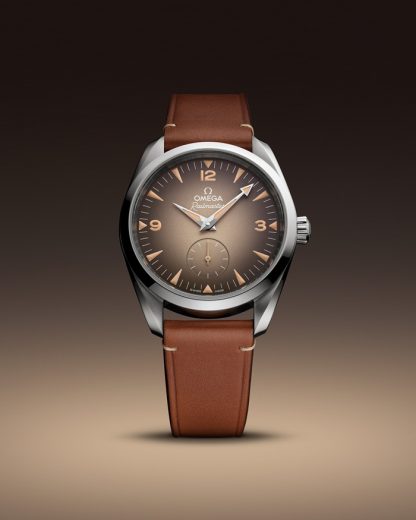 Omega Novità Seamaster Railmaster 38 mm, acciaio su cinturino di pelle 235.12.38.20.13.001 - immagine 4