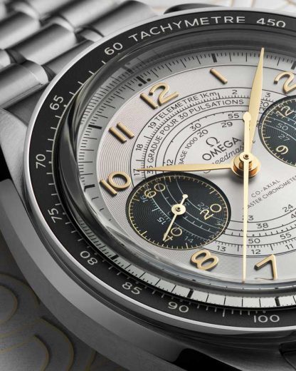 Omega Paris 2024 Speedmaster Chronoscope 43 mm, acciaio su acciaio 522.30.43.51.02.001 - immagine 4
