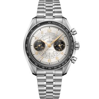Omega Paris 2024 Speedmaster Chronoscope 43 mm, acciaio su acciaio 522.30.43.51.02.001