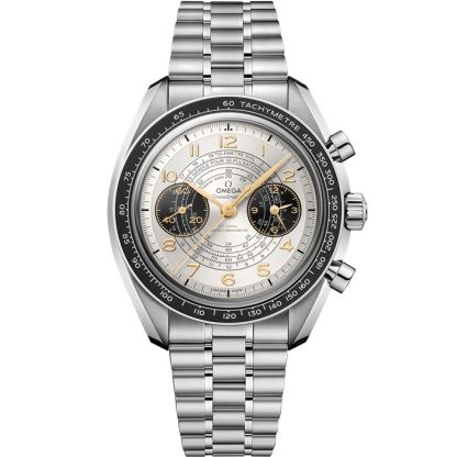 Omega Paris 2024 Speedmaster Chronoscope 43 mm, acciaio su acciaio 522.30.43.51.02.001