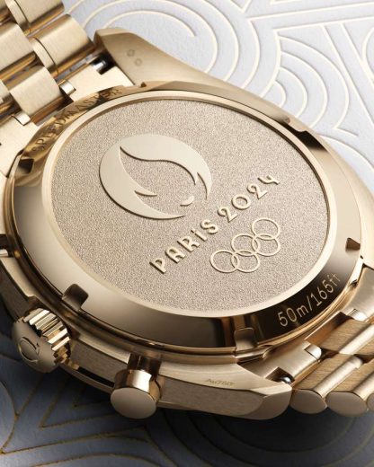 Omega Paris 2024 Speedmaster Chronoscope 43 mm, oro Moonshine™ su oro Moonshine™ 522.60.43.51.02.001 - immagine 3