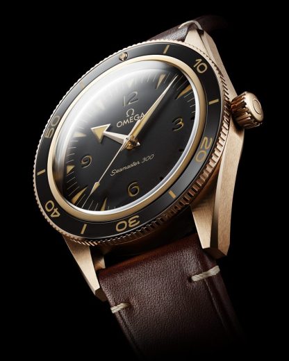 Omega Seamaster 300 41 mm, Bronze gold su cinturino di pelle 234.92.41.21.10.001 - immagine 3