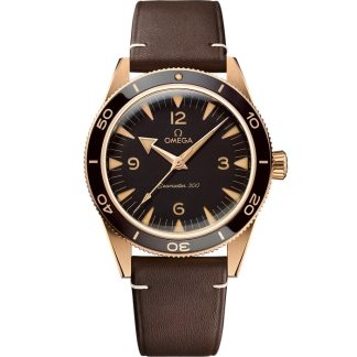 Omega Seamaster 300 41 mm, Bronze gold su cinturino di pelle 234.92.41.21.10.001