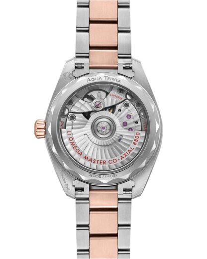 Omega Seamaster Aqua Terra 150M 34 mm, acciaio-oro Sedna™ su acciaio-oro Sedna™ 220.25.34.20.59.001 - immagine 2