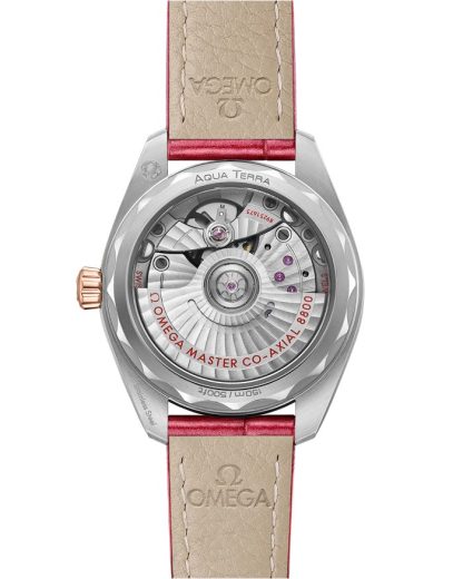 Omega Seamaster Aqua Terra 150M 34 mm, acciaio-oro Sedna™ su cinturino di pelle 220.23.34.20.60.001 - immagine 2
