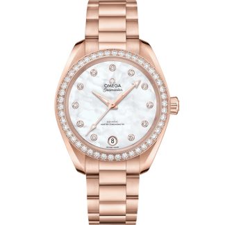 Omega Seamaster Aqua Terra 150M 34 mm, oro Sedna™ su oro Sedna™ 220.55.34.20.55.001
