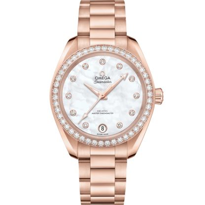 Omega Seamaster Aqua Terra 150M 34 mm, oro Sedna™ su oro Sedna™ 220.55.34.20.55.001