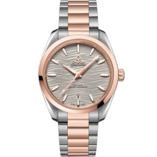 Omega Seamaster Aqua Terra 150M 38 mm, acciaio-oro Sedna™ su acciaio-oro Sedna™ 220.20.38.20.06.001