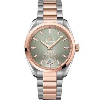 Omega Seamaster Aqua Terra 150M 38 mm, acciaio-oro Sedna™ su acciaio-oro Sedna™ 220.20.38.20.10.001