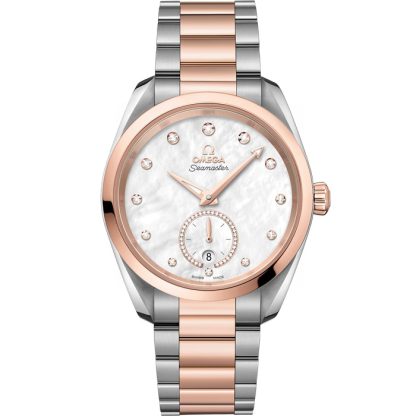 Omega Seamaster Aqua Terra 150M 38 mm, acciaio-oro Sedna™ su acciaio-oro Sedna™ 220.20.38.20.55.002