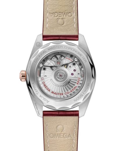 Omega Seamaster Aqua Terra 150M 38 mm, acciaio-oro Sedna™ su cinturino di pelle 220.23.38.20.59.001 - immagine 2