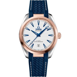 Omega Seamaster Aqua Terra 150M 38 mm, acciaio-oro Sedna™ su cinturino in caucciù 220.22.38.20.02.001