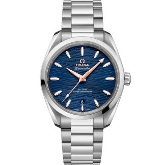 Omega Seamaster Aqua Terra 150M 38 mm, acciaio su acciaio 220.10.38.20.03.002