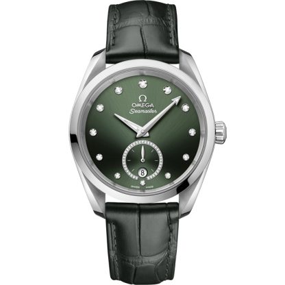 Omega Seamaster Aqua Terra 150M 38 mm, acciaio su cinturino di pelle 220.13.38.20.60.001