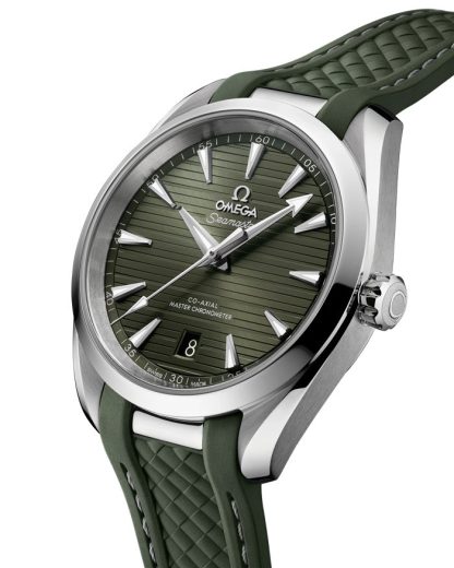 Omega Seamaster Aqua Terra 150M 38 mm, acciaio su cinturino in caucciù 220.12.38.20.10.001 - immagine 4
