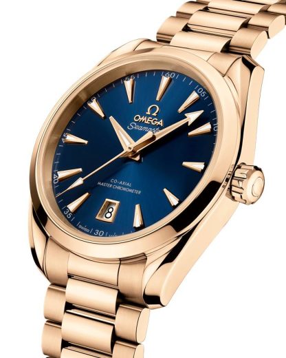 Omega Seamaster Aqua Terra 150M 38 mm, oro Moonshine™ su oro Moonshine™ 220.50.38.20.03.001 - immagine 3