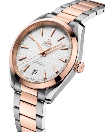 Omega Seamaster Aqua Terra 150M 41 mm, acciaio-oro Sedna™ su acciaio-oro Sedna™ 220.20.41.21.02.001 - immagine 2