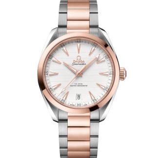 Omega Seamaster Aqua Terra 150M 41 mm, acciaio-oro Sedna™ su acciaio-oro Sedna™ 220.20.41.21.02.001