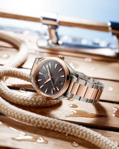 Omega Seamaster Aqua Terra 150M 41 mm, acciaio-oro Sedna™ su acciaio-oro Sedna™ 220.20.41.21.06.001 - immagine 2