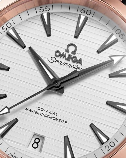 Omega Seamaster Aqua Terra 150M 41 mm, acciaio-oro Sedna™ su cinturino in caucciù 220.22.41.21.02.001 - immagine 3