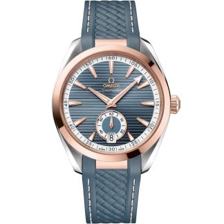 Omega Seamaster Aqua Terra 150M 41 mm, acciaio-oro Sedna™ su cinturino in caucciù 220.22.41.21.03.001