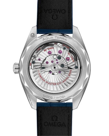 Omega Seamaster Aqua Terra 150M 41 mm, acciaio su cinturino di pelle 220.13.41.21.03.003 - immagine 2
