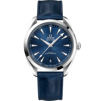 Omega Seamaster Aqua Terra 150M 41 mm, acciaio su cinturino di pelle 220.13.41.21.03.003