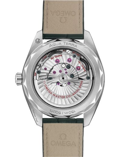 Omega Seamaster Aqua Terra 150M 41 mm, acciaio su cinturino di pelle 220.13.41.21.10.001 - immagine 2
