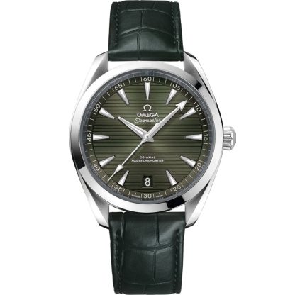 Omega Seamaster Aqua Terra 150M 41 mm, acciaio su cinturino di pelle 220.13.41.21.10.001