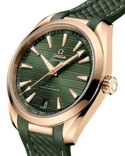 Omega Seamaster Aqua Terra 150M 41 mm, oro Moonshine™ su cinturino in caucciù 220.52.41.21.10.001 - immagine 3