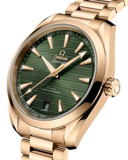 Omega Seamaster Aqua Terra 150M 41 mm, oro Moonshine™ su oro Moonshine™ 220.50.41.21.10.001 - immagine 3