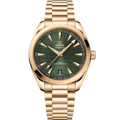 Omega Seamaster Aqua Terra 150M 41 mm, oro Moonshine™ su oro Moonshine™ 220.50.41.21.10.001
