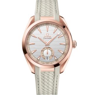 Omega Seamaster Aqua Terra 150M 41 mm, oro Sedna™ su cinturino in caucciù 220.52.41.21.02.001