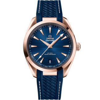 Omega Seamaster Aqua Terra 150M 41 mm, oro Sedna™ su cinturino in caucciù 220.52.41.21.03.001