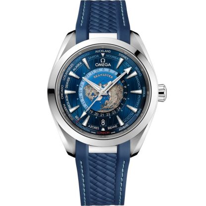 Omega Seamaster Aqua Terra 150M 43 mm, acciaio su cinturino in caucciù 220.12.43.22.03.001
